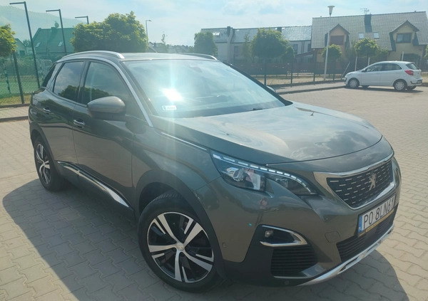 Peugeot 3008 cena 70000 przebieg: 85000, rok produkcji 2019 z Mosina małe 56